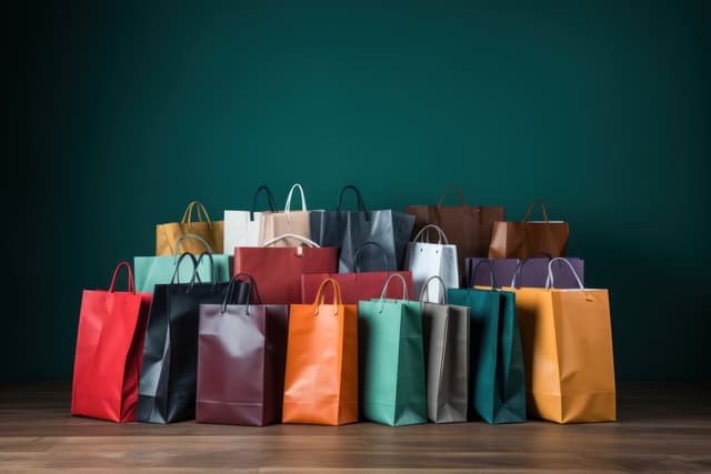 Branded shopping bags